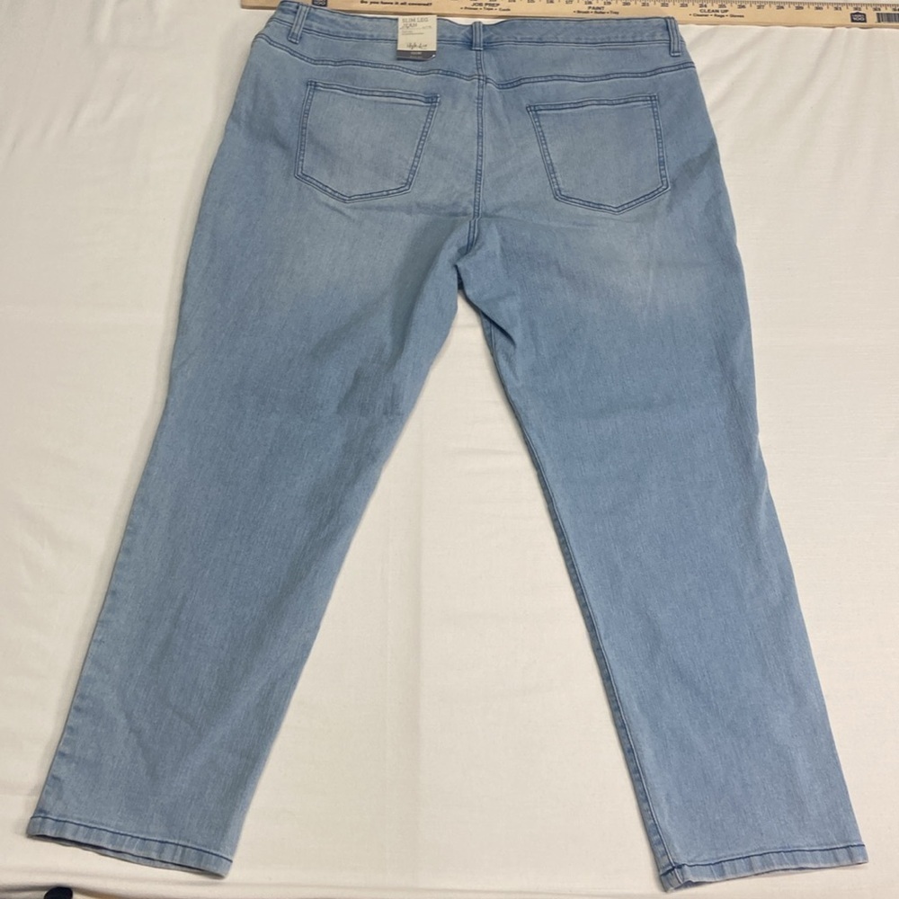 Style & Co Plus Size 22W Slim Leg Jean Mid-Rise - Picture 3 of 8